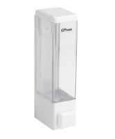 Дозатор жидкого мыла пластик, белый, квадрат. 250мл Gfmark 624